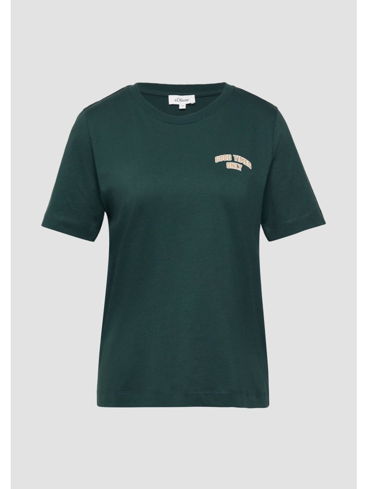 

Футболка цвета 69D0_fir green s.Oliver, Зеленый, Футболка цвета 69D0_fir green s.Oliver