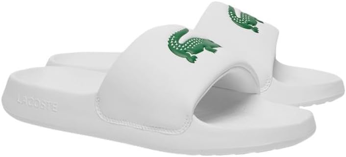 

Lacoste мужские сандалии Serve Slide 1.0, White & Green Croc