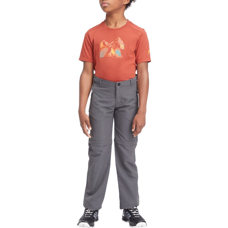 Trousers ju.-zip-off pants alana iii b Mckinley, серый — фото 2