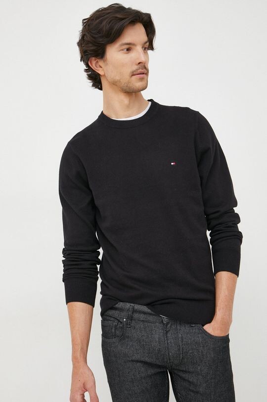

Свитер с добавлением кашемира Tommy Hilfiger, черный