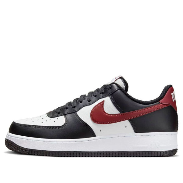 

Кроссовки air force 1 '07 'black white red' Nike, черный