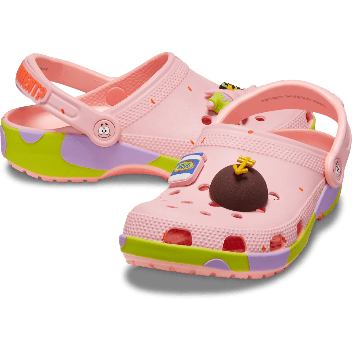 Классические сабо Губки Боба и Патрика Crocs, Melon — фото 2