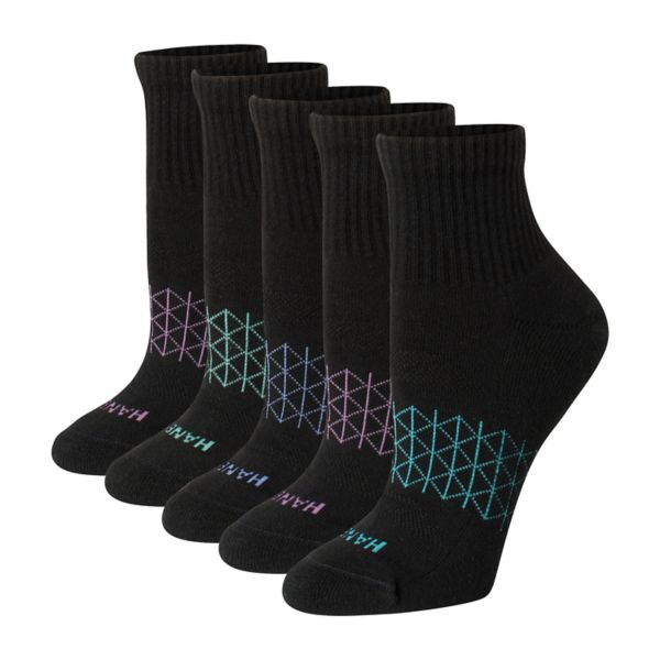 

Женские носки Ultimate Absolute Active, 5 пар, hwuaa5 Hanes, цвет black w color arch