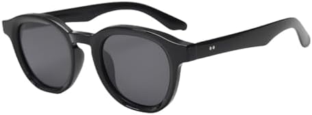 

Поляризованные солнцезащитные очки в стиле ретро для женщин, коричнево-зеленые солнцезащитные очки для мужчин, защита от УФ-излучения UV400, сверхлегкие аксессуары MTZJH, Black