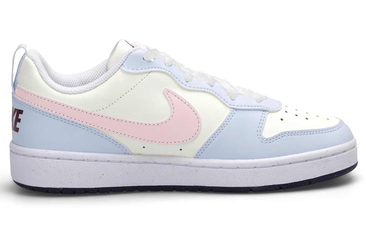 Nike Кроссовки для скейтбординга Court Borough Low top для подростков, бежево-голубые — фото 3