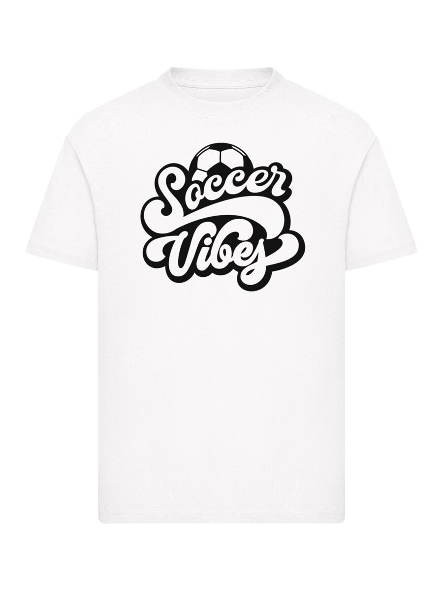 

Рубашка F4NT4STIC Soccer Vibes Typography Sporty Graphic, белый