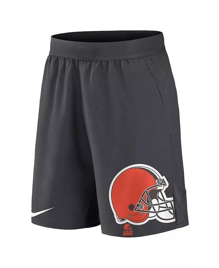 Мужские шорты Cleveland Browns Stretch Performance антрацитового цвета Nike — фото 3