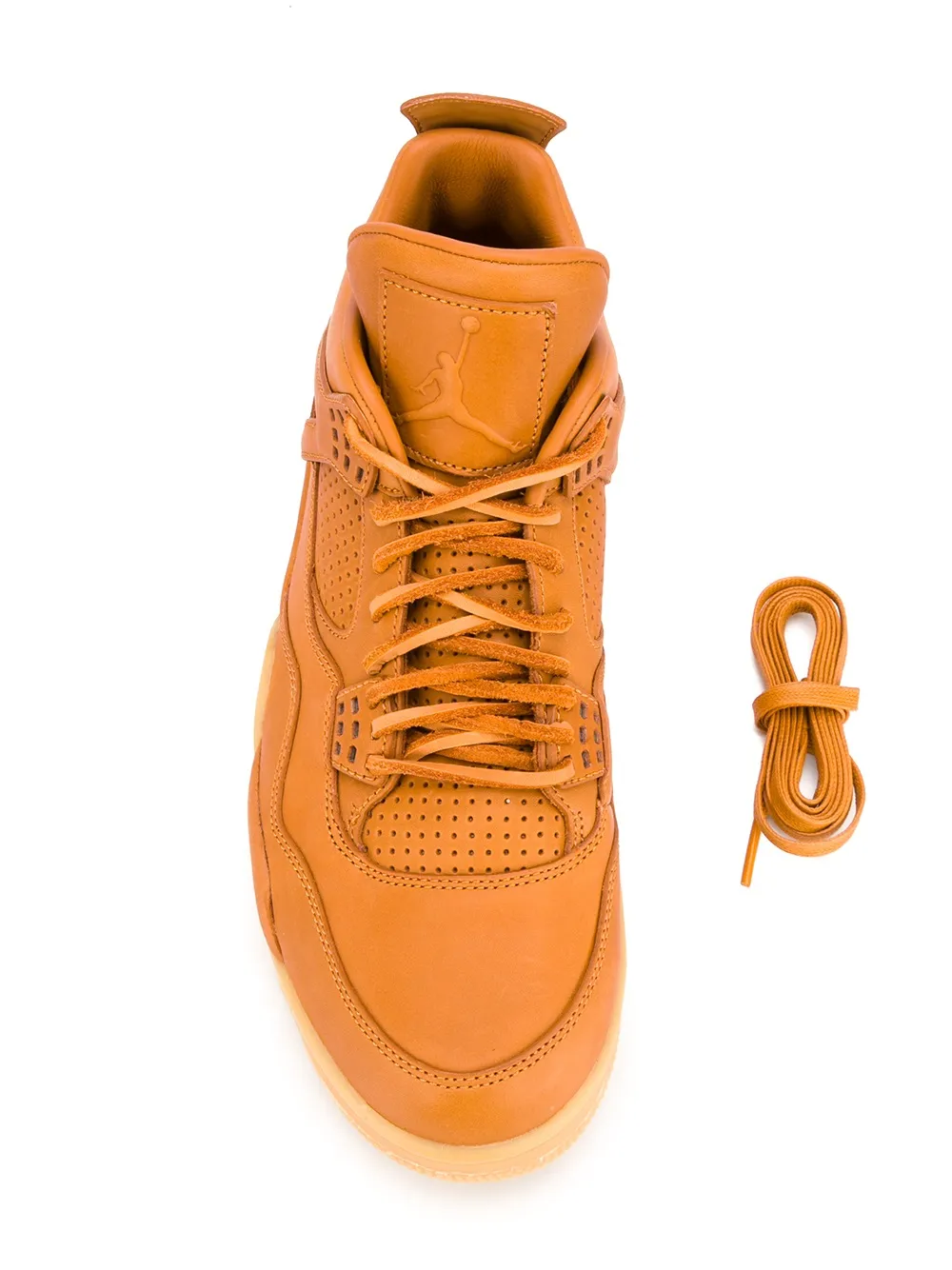 Кроссовки Air Jordan 4 Retro Premium, желтый — фото 4