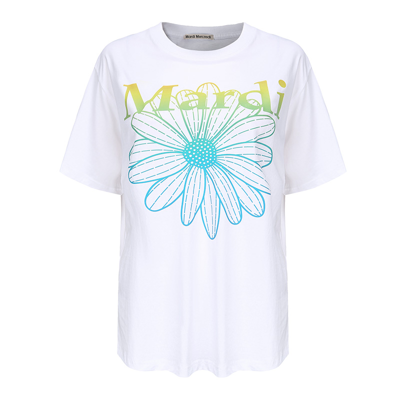 

Футболка с логотипом MARDI MERCREDI, Crow Feather Gray (Ice Cream Purple)