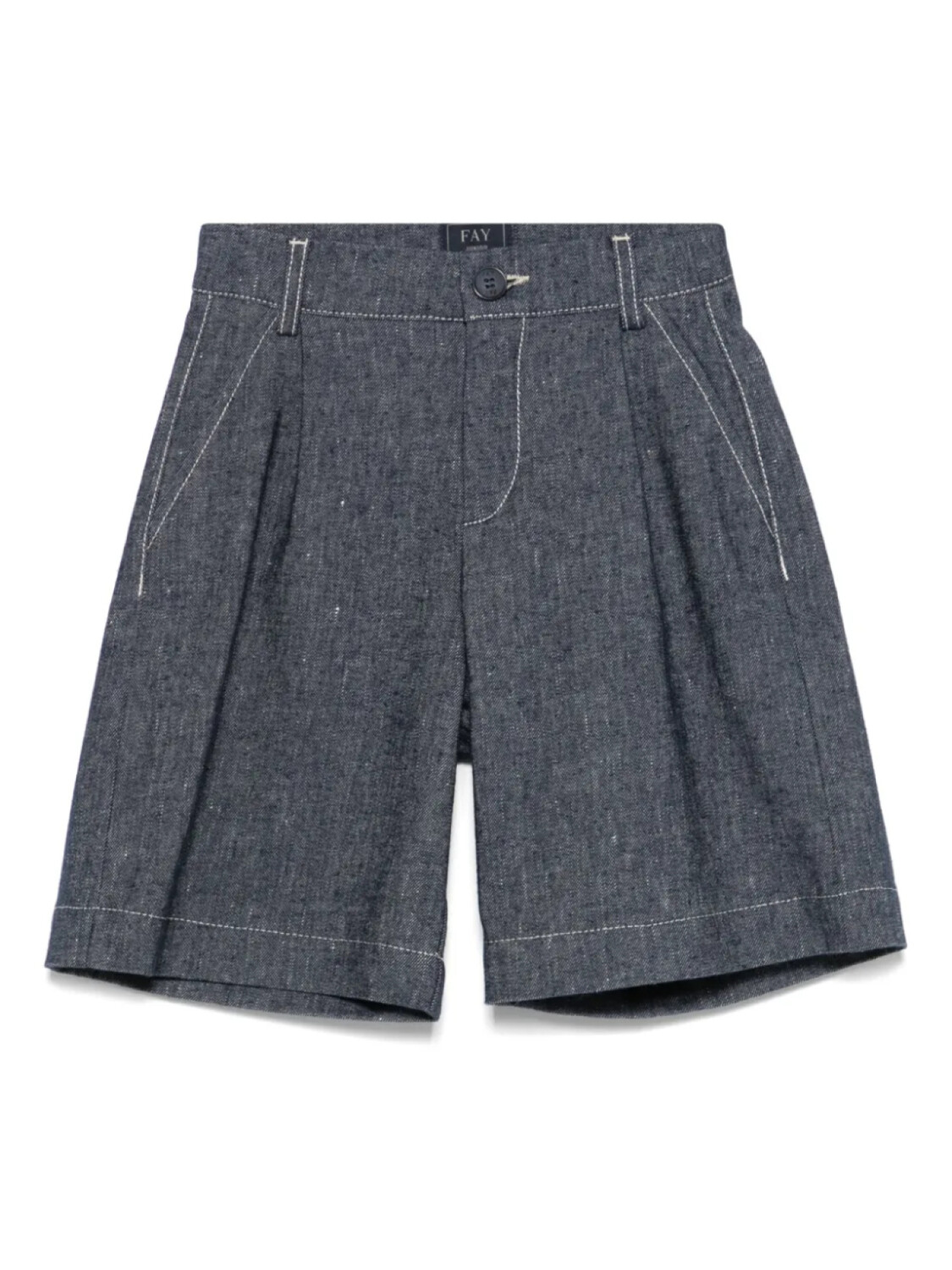 

Fay Kids фактурные шорты, синий
