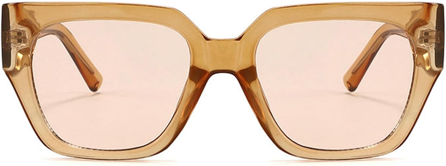 

Солнцезащитные очки Willochra Retro Oversized Square для женщин, модные, роскошные, в большой оправе, дизайнерские, в форме «кошачий глаз», зеленые, с защитой от УФ-излучения UV400, C3