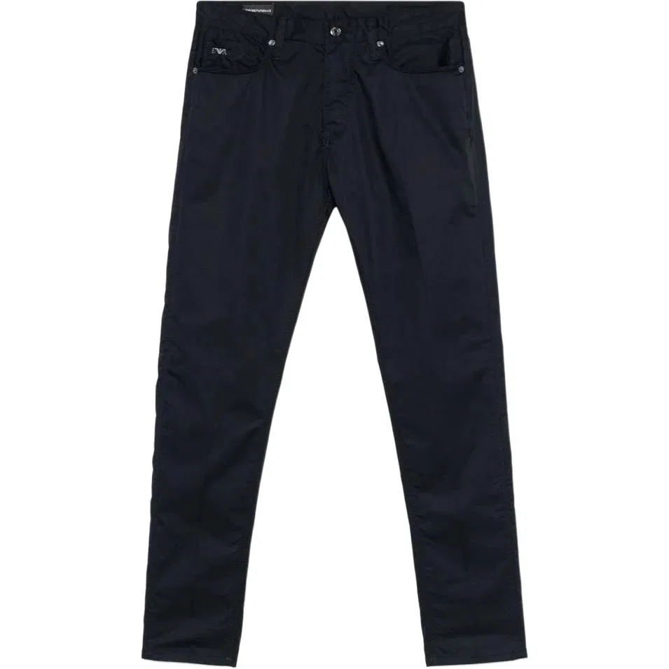 Брюки slim-fit EMPORIO ARMANI, Blue
