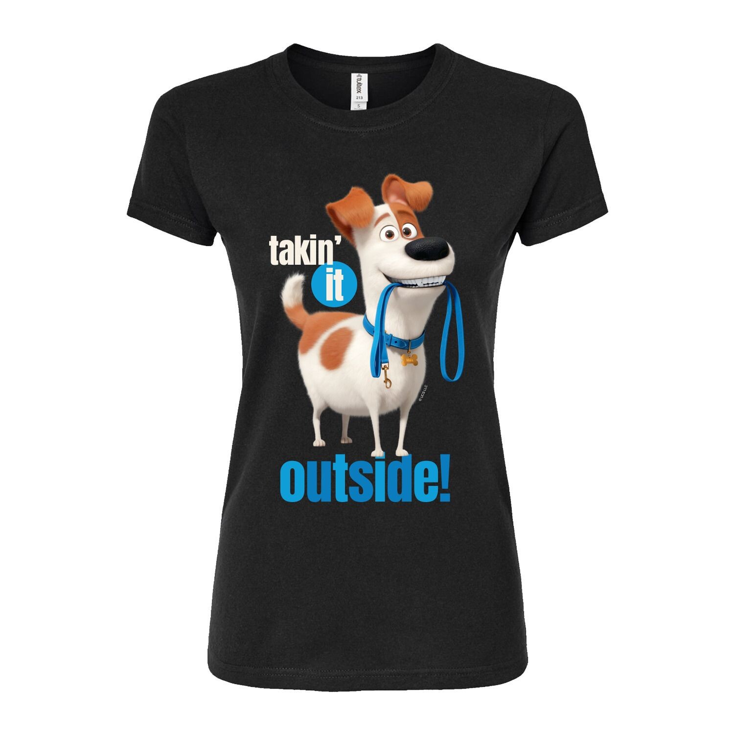 

Футболка Juniors' Secret Life of Pets It Outside с графическим рисунком Licensed Character, черный