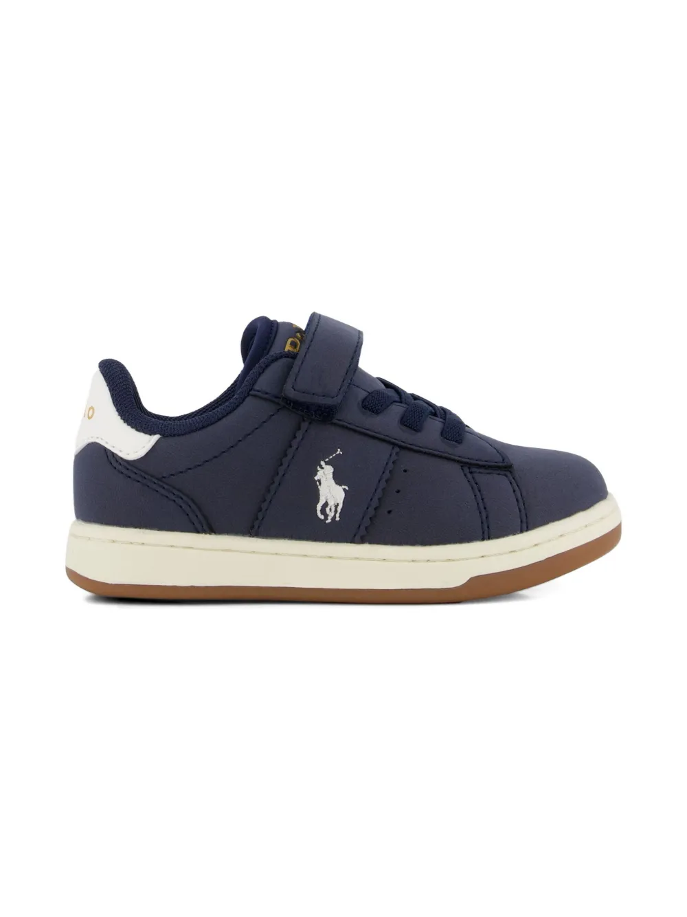Кроссовки с ремешками и утепленной отделкой POLO RALPH LAUREN KIDS, синий — фото 2