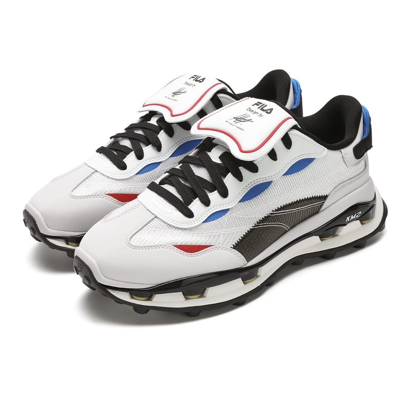 FILA Кроссовки KM2 Low-Top Casual мужские бело-серые Bright White/Rain Mist Gray, цвет Bright White/Rain Mist Gray — фото 3
