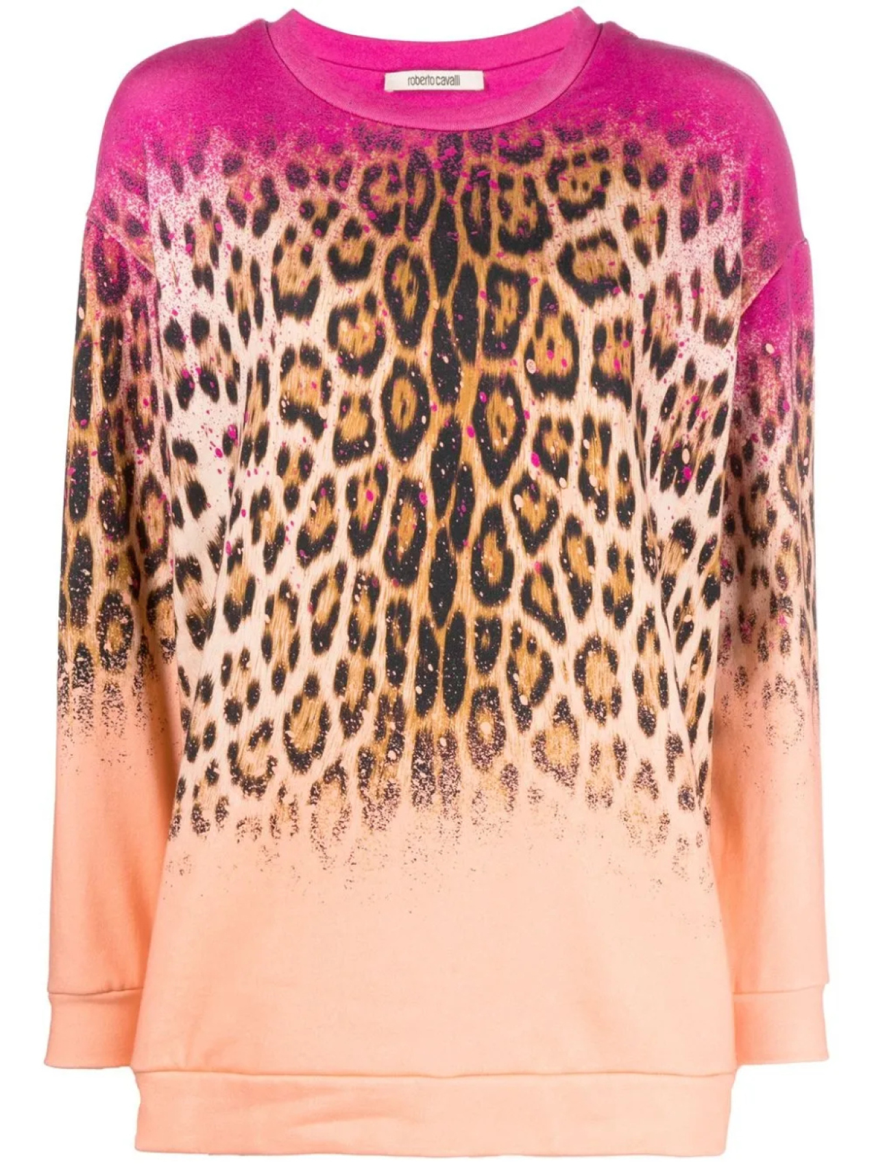 

Roberto Cavalli толстовка с леопардовым принтом, оранжевый