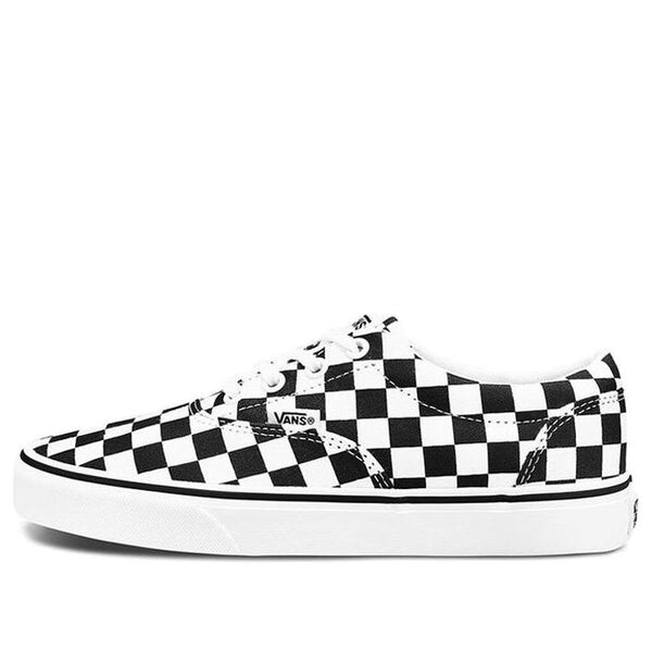 

Кроссовки era doheny checkerboard 'black white' Vans, черный