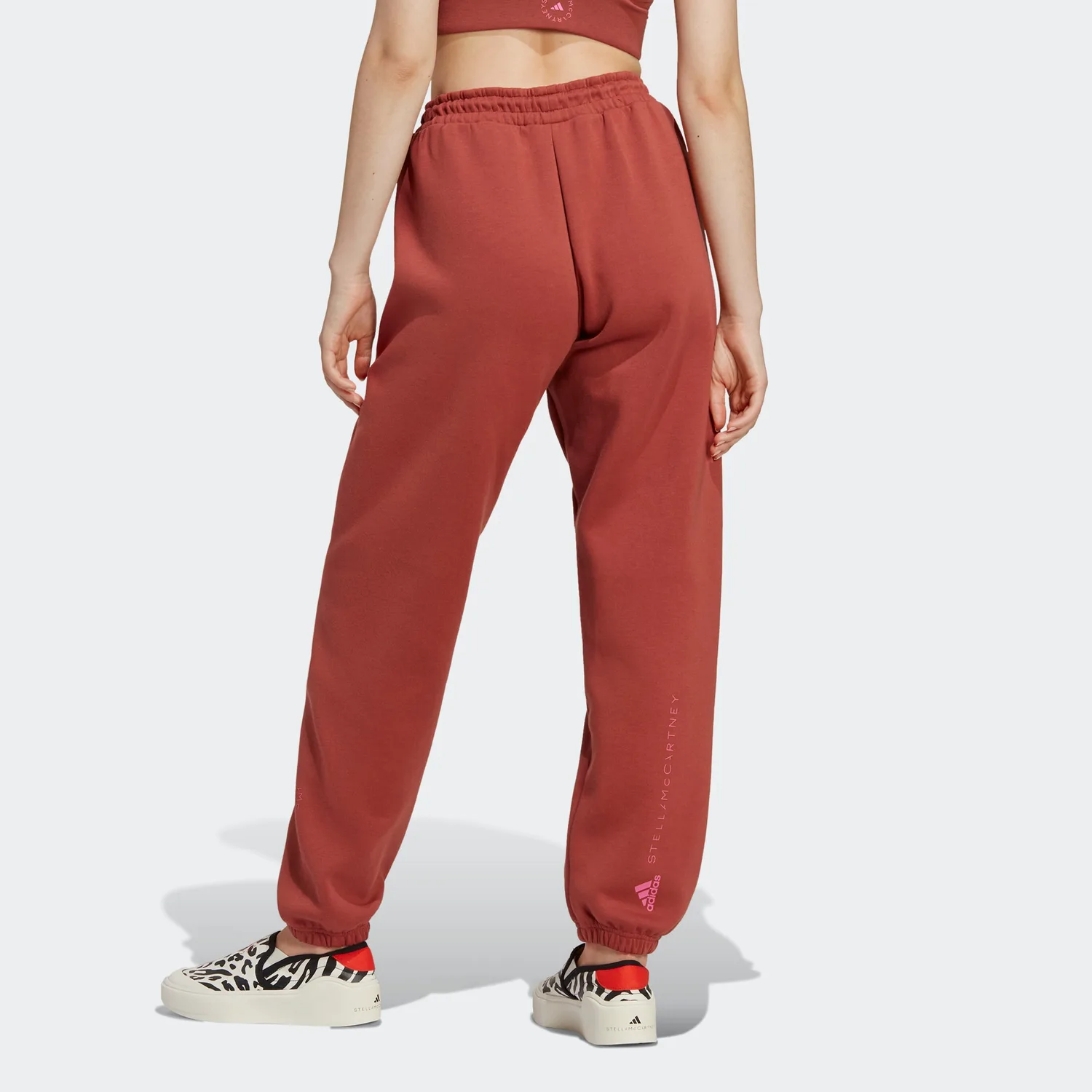 Adidas Вязаные спортивные штаны унисекс Wild Tan Moderate Straight Fit — фото 4