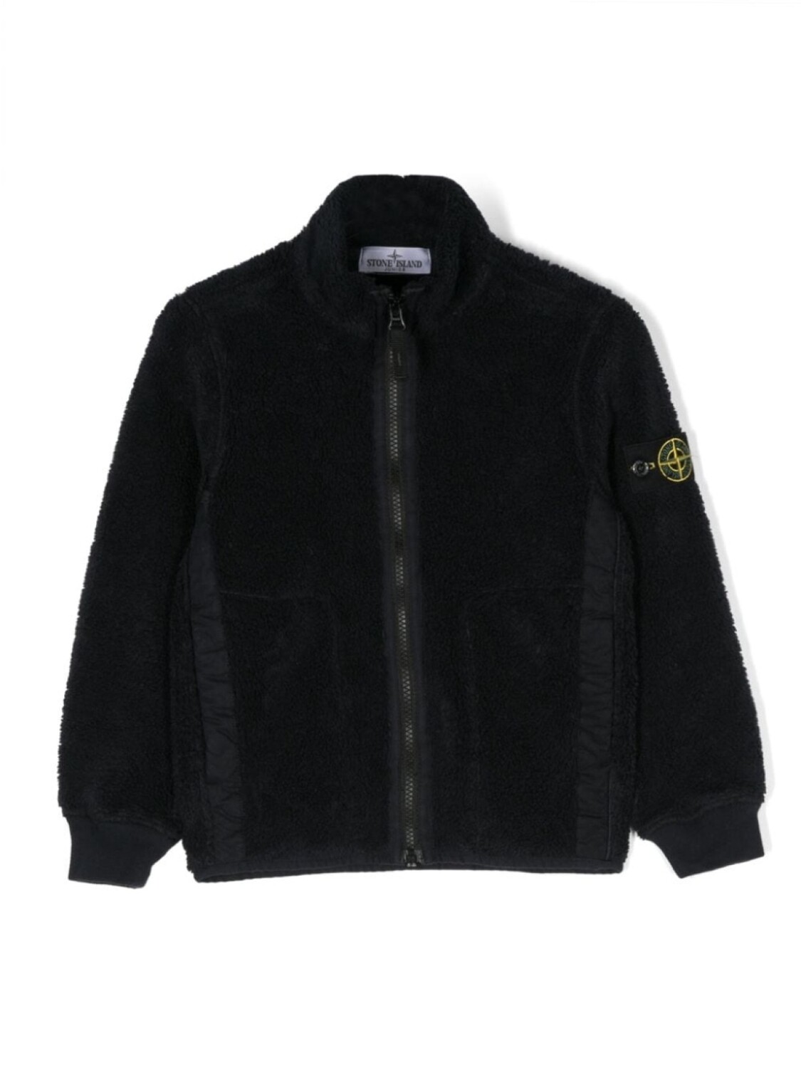 

Stone Island Junior флисовая куртка на молнии, синий
