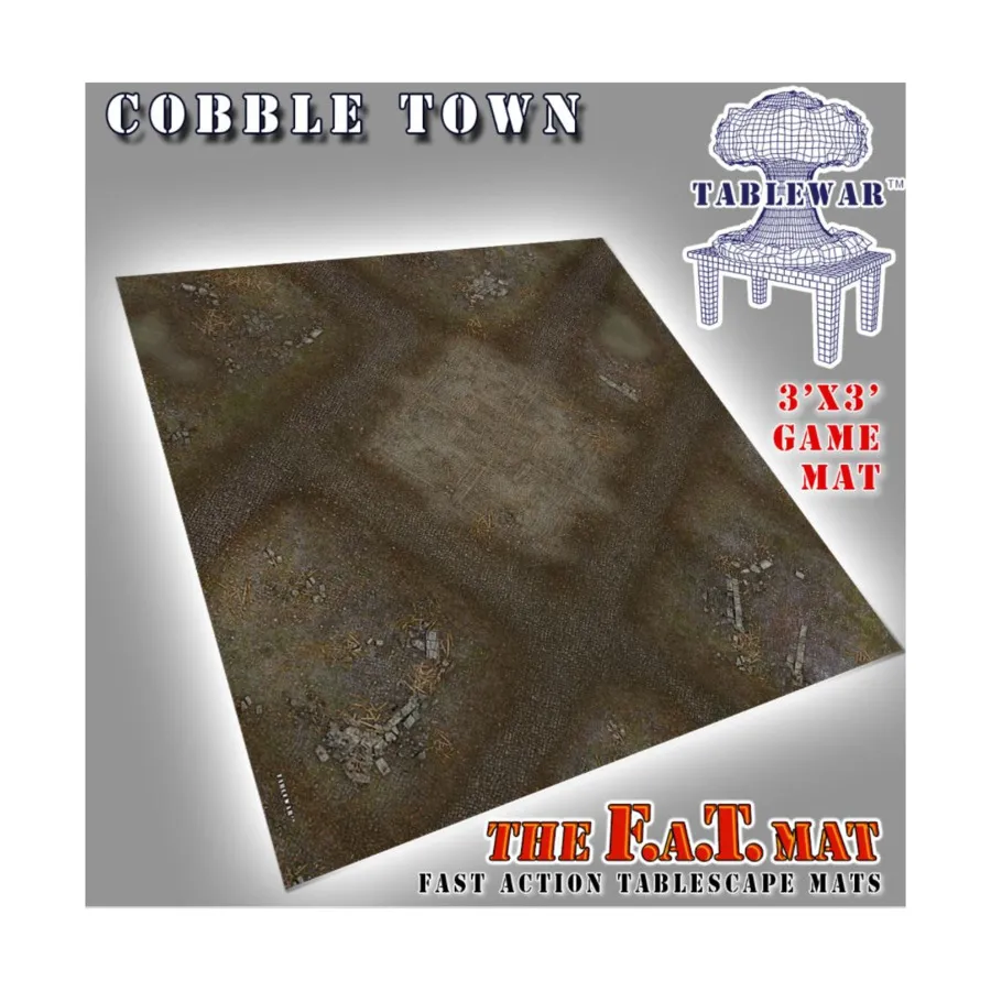 

3 х 3 фута — Кобблтаун, F.A.T. Mats - 3' x 3' (Tablewar)