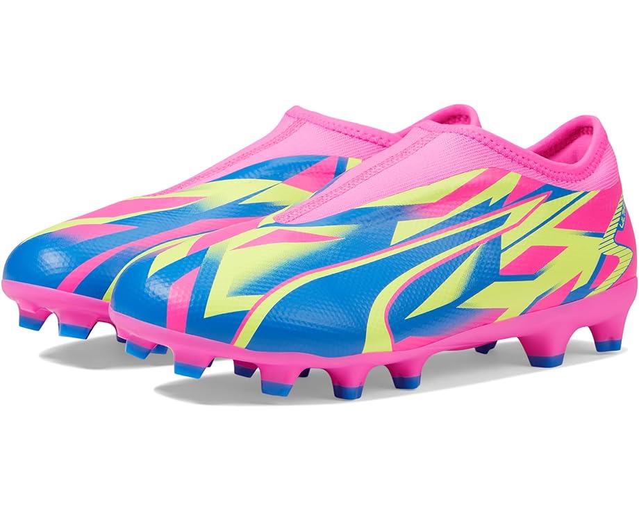 

Кроссовки Puma Ultra Match Laceless Energy Firm/Artificial Ground, цвет Luminous Pink/Ultra Blue/Yellow Alert