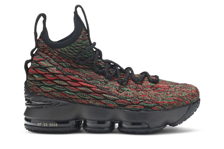 

Кроссовки Nike Lebron 15 GS 'BHM", черный