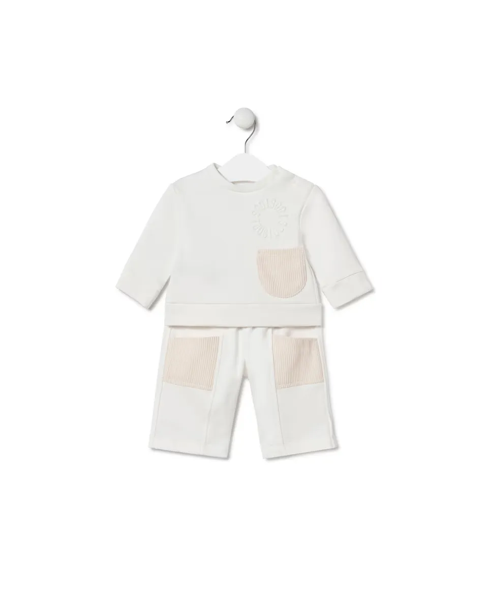 

Толстовка и спортивный комплект Baby's Circle с логотипом Tous, цвет Natural