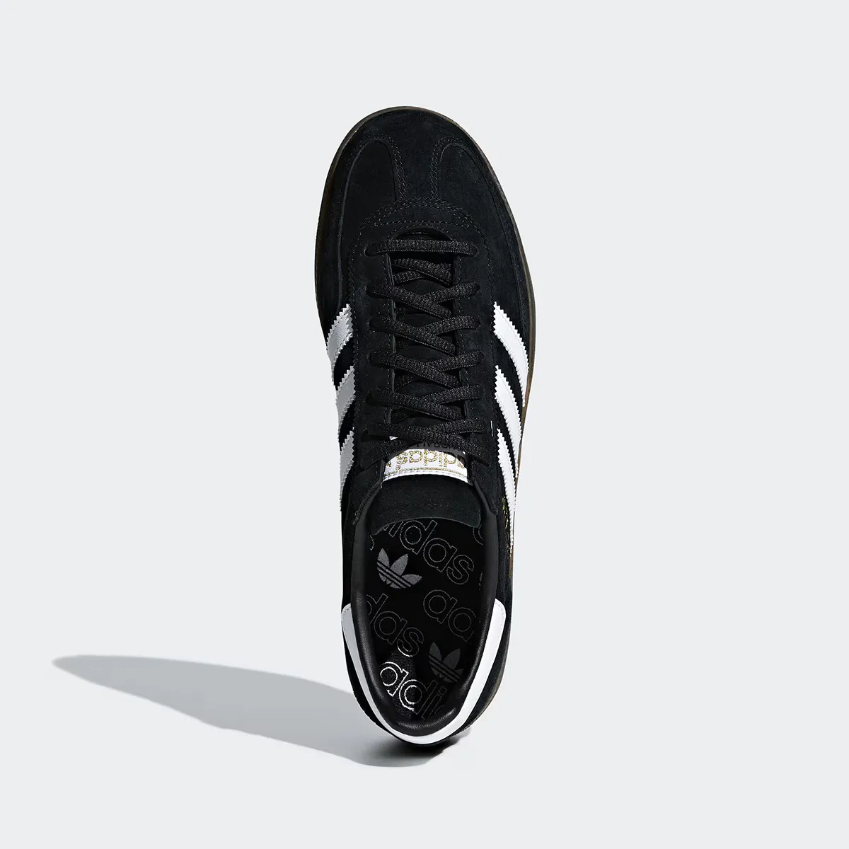 Кроссовки унисекс Handball Spezial Adidas Originals casual, черный — фото 3