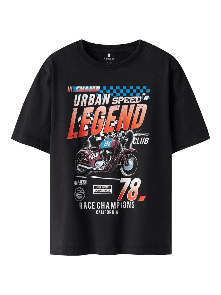 

Name it Черная футболка, Черный, Name it Черная футболка