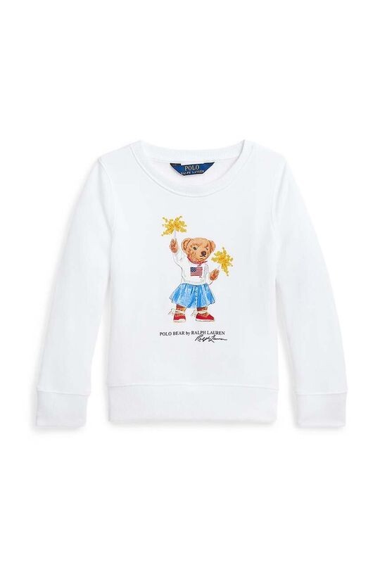 

Детская хлопковая толстовка Polo Ralph Lauren, белый