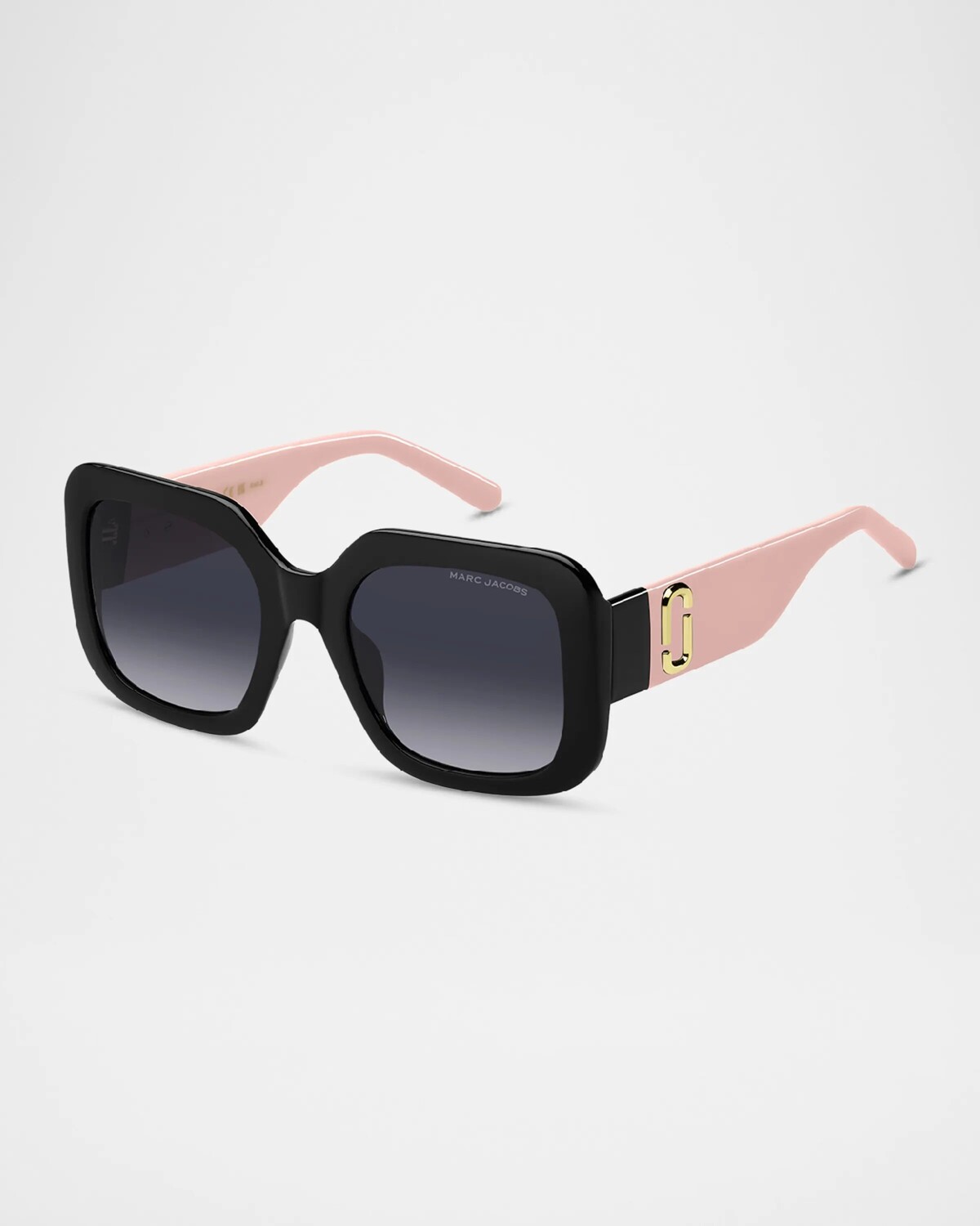 

Квадратные солнцезащитные очки из ацетата с логотипом J Marc Marc Jacobs, цвет Black Pink