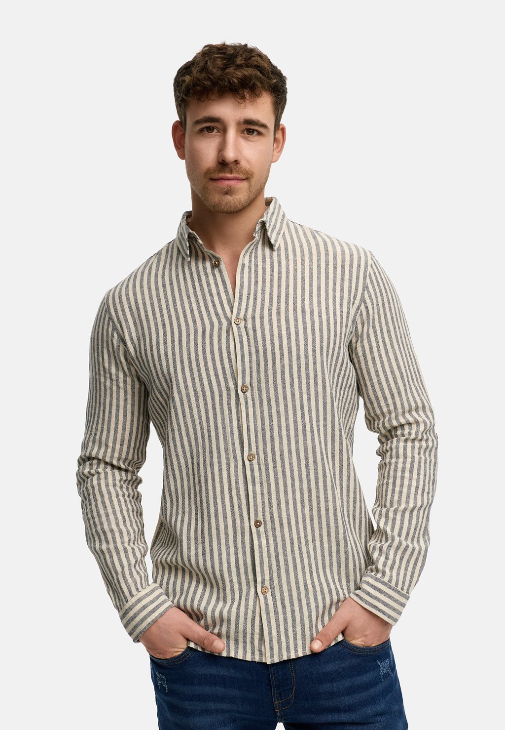 

Рубашка INDICODE JEANS, темно-синий