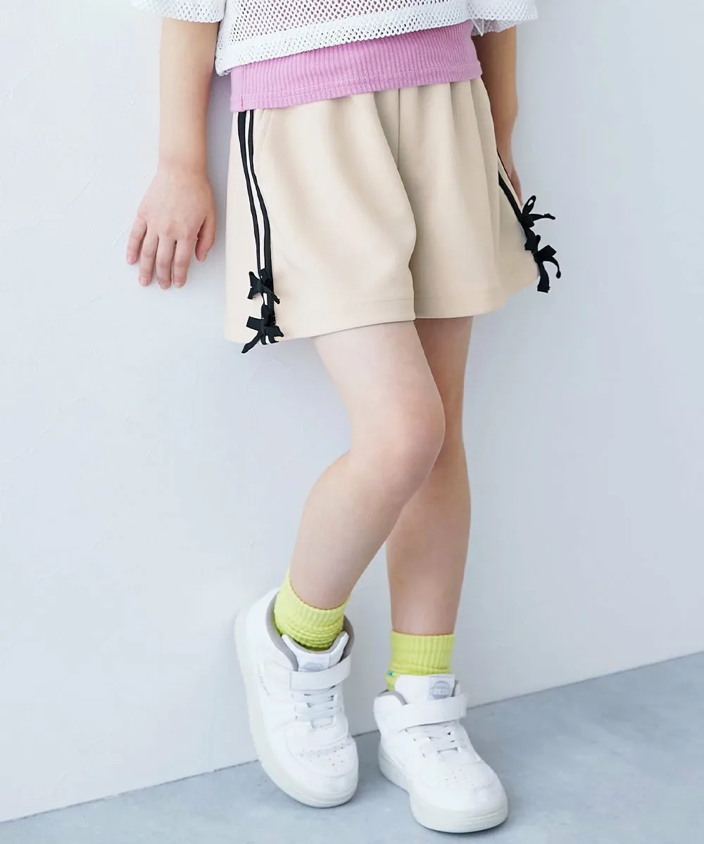 Шорты с боковой лентой, полушорты 25SS Devirock, ivory