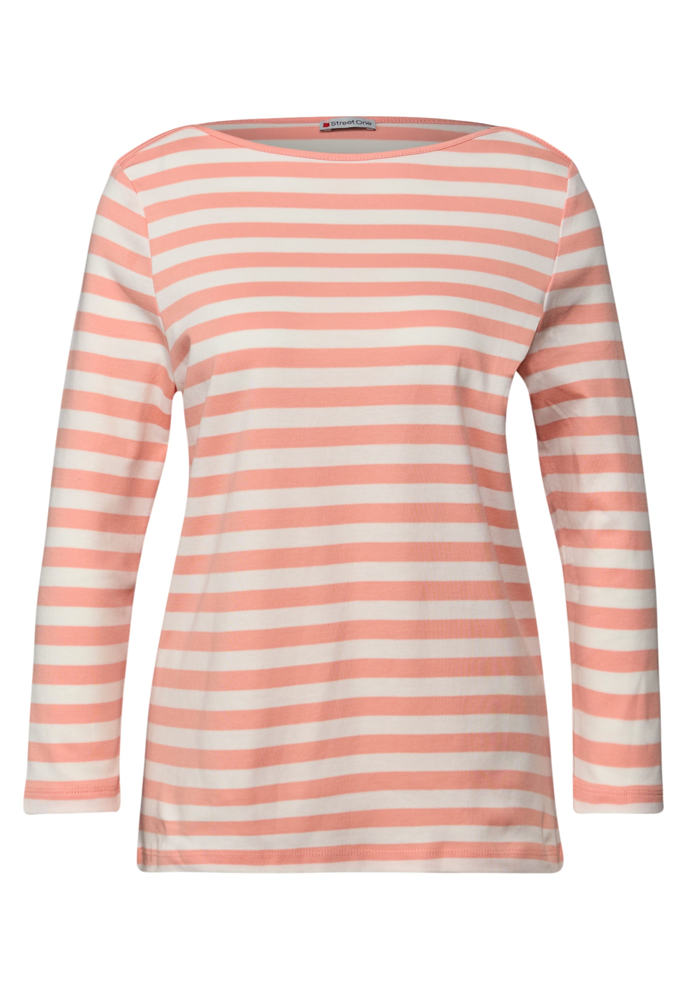 

STREET ONE Лонгслив в цвете абрикос
