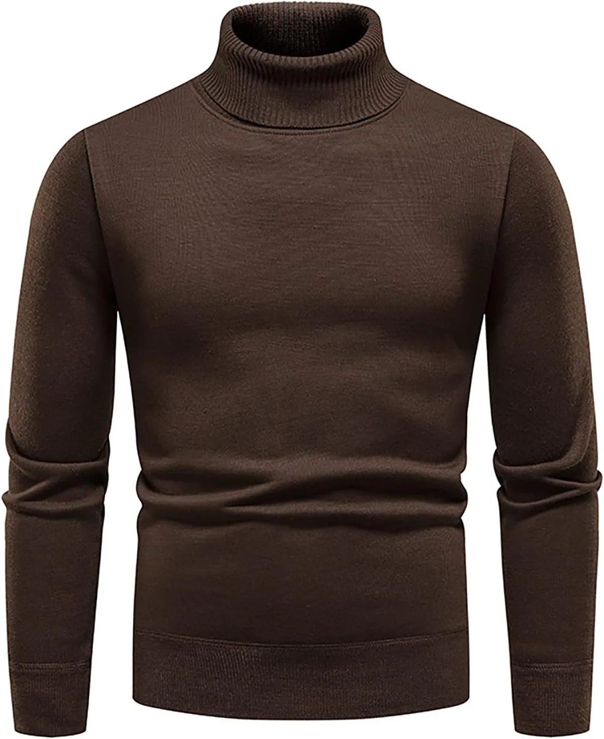 

Мужской свитер Ribbed Slim Fit вязаный водолазка