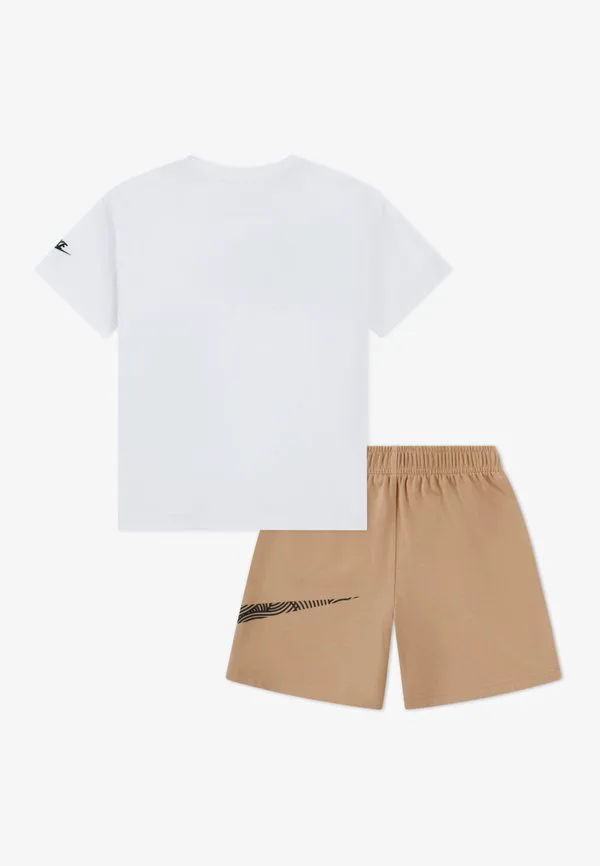 Футболка с принтом в стиле «свободный крой» Nike Sportswear, Beige — фото 2
