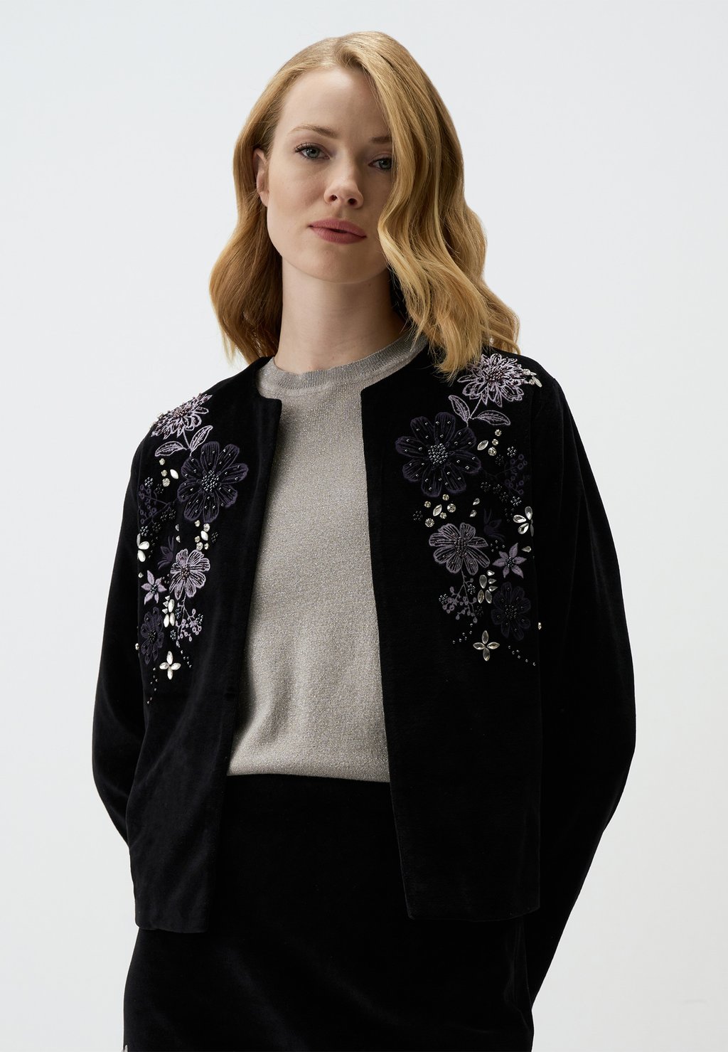 

Летняя куртка EMBROIDERED Jimmy Key, черный