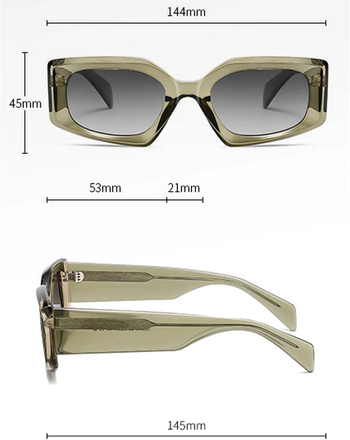 

Поляризованные солнцезащитные очки для женщин и мужчин, TR90 «кошачий глаз», многоугольные, винтажные, из ацетата, с толстой оправой, роскошные ретро-очки mincl, C3