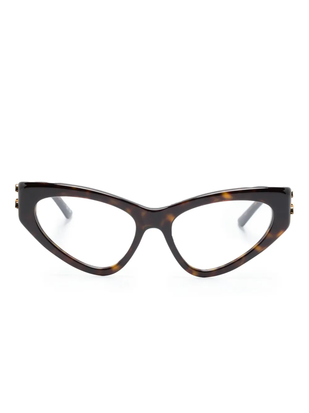 

Очки в оправе 'кошачий глаз' Balenciaga Eyewear, коричневый