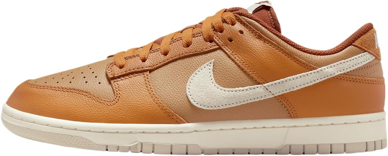 

Кроссовки Nike Dunk Low Retro Se для мужчин, Monarch/Flax/Dark Russet/Light Orewood Brown