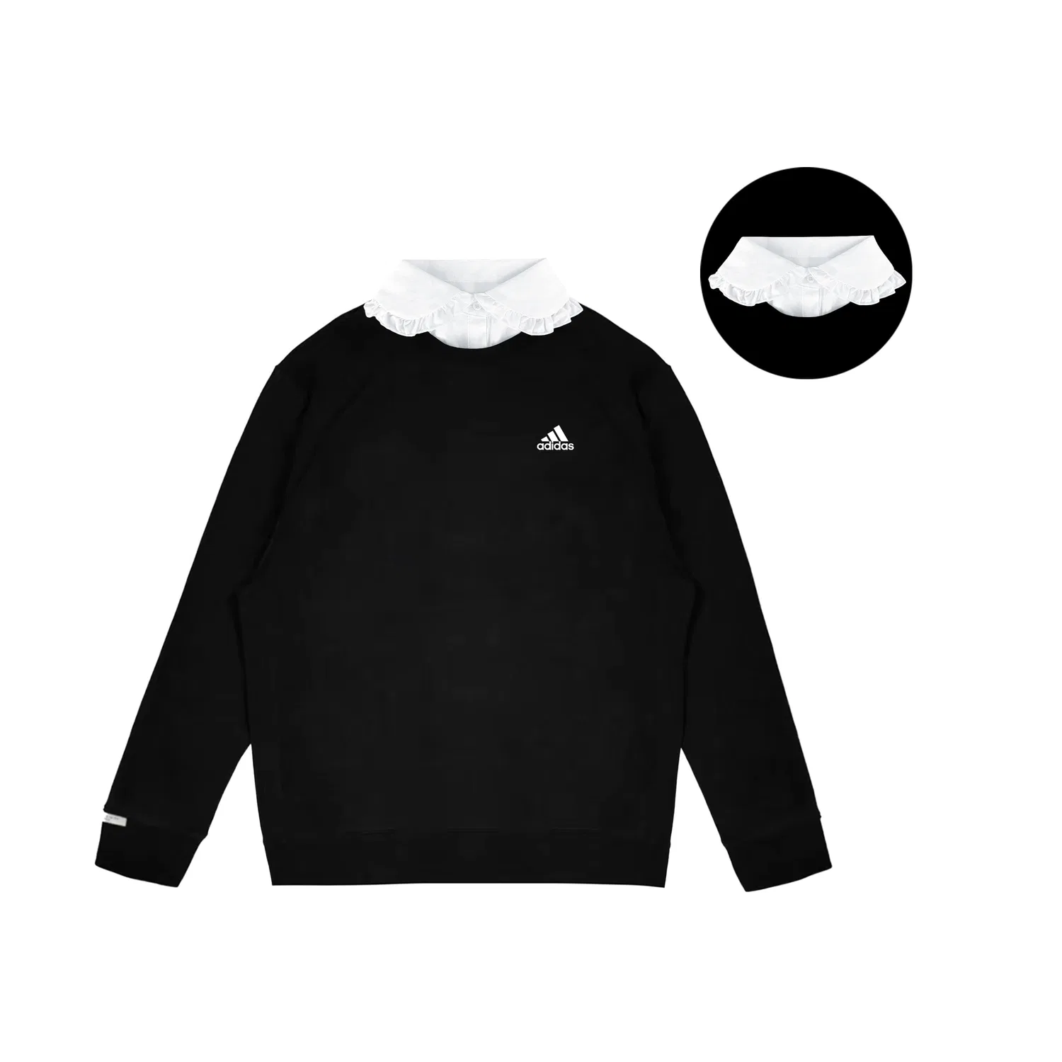 Толстовка LABEL Unisex Black White Adidas — фото 3