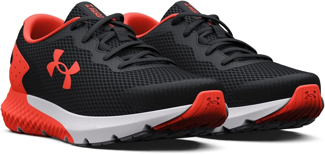 Кроссовки Under Armour Girls' Pre-School UA Rogue 3 Al для девочек, с визуальной амортизацией, Black — фото 3