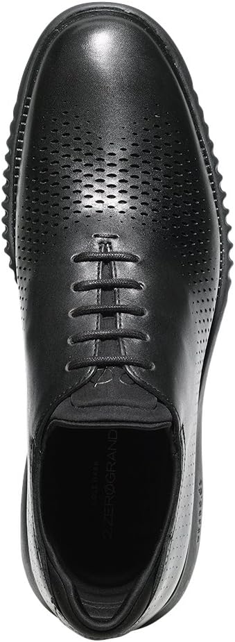 Мужские оксфорды Cole Haan 2.Zerogrand с лазерной перфорацией, черный/черный — фото 4