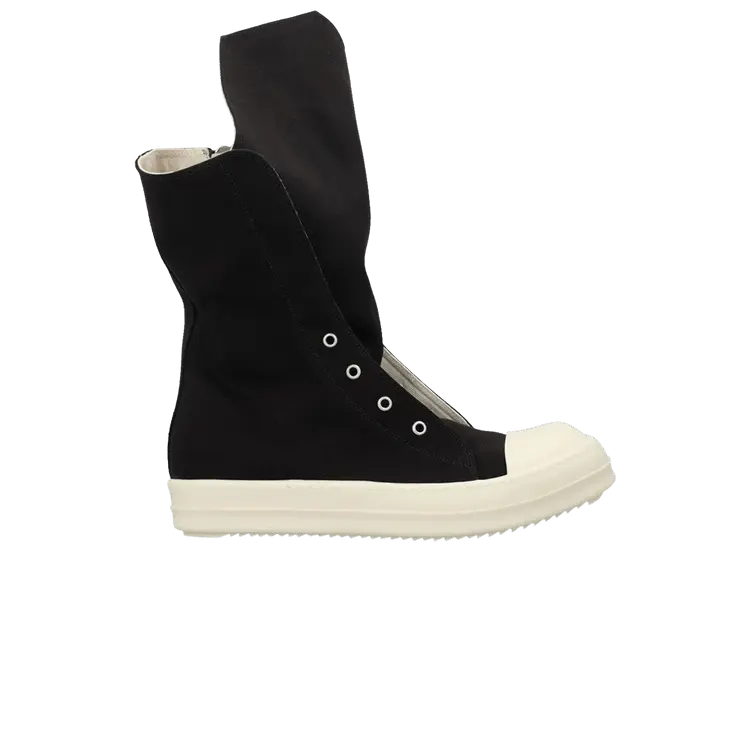 

Кроссовки Rick Owens Rick Owens DRKSHDW Zipped High 'Black Milk', черный