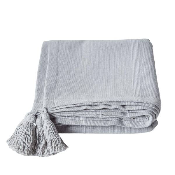 

Покрывало Homescapes Rajput, 150x1x200 см, светло-серый