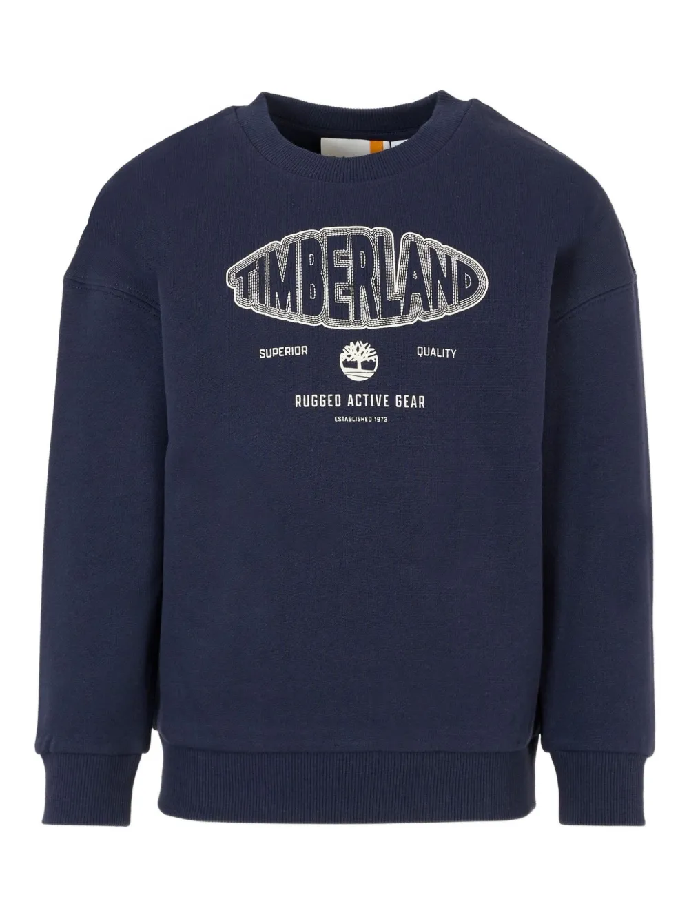 

Толстовка с круглым вырезом и логотипом Timberland Kids, синий