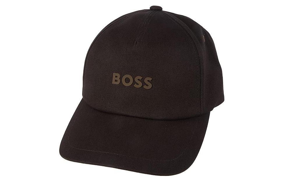 

HUGO BOSS Хлопковая бейсболка мужская коричневая, Brown