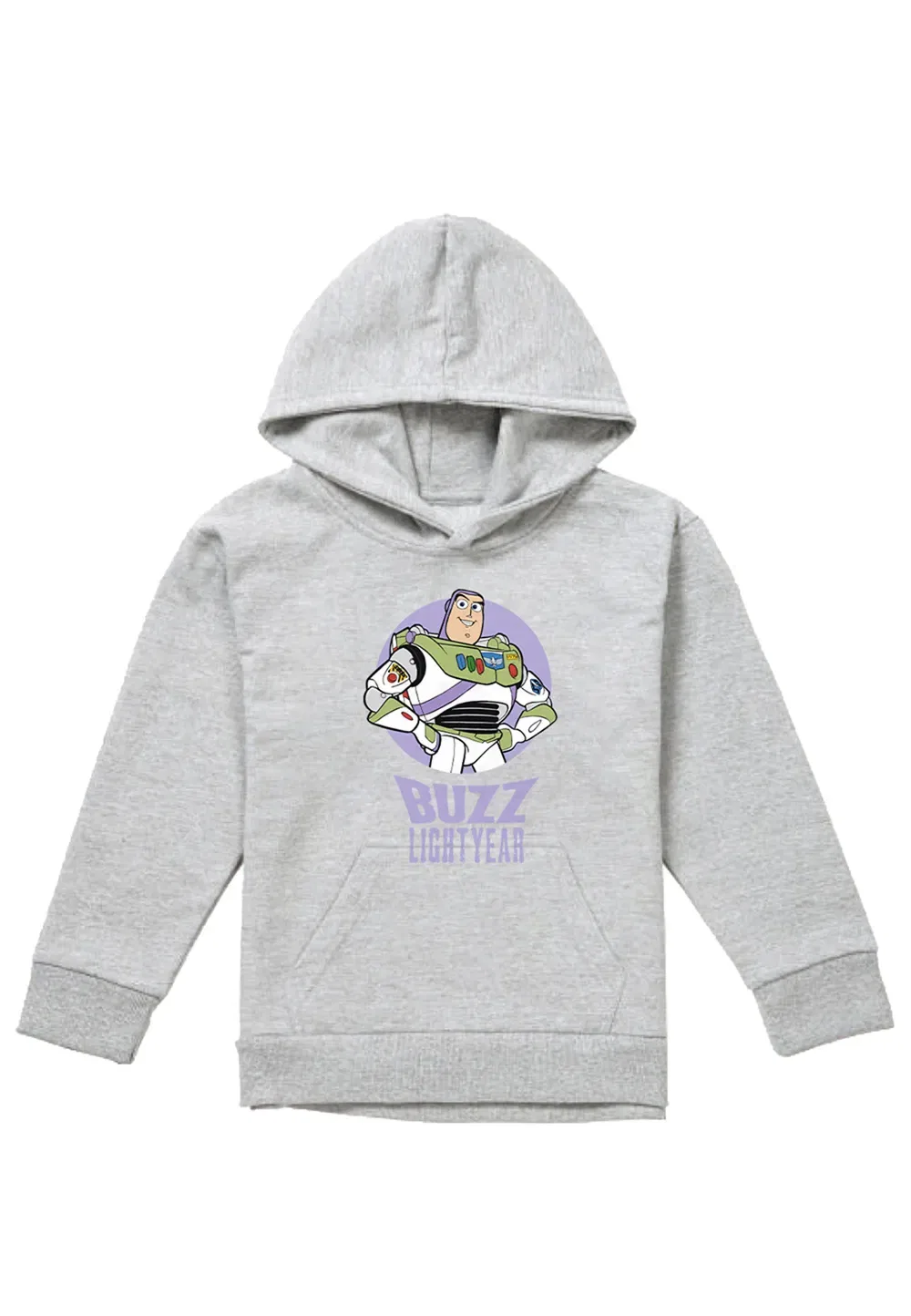 Детская худи Toy Story Buzz, Athletic Heather, Disney, серый — фото 4
