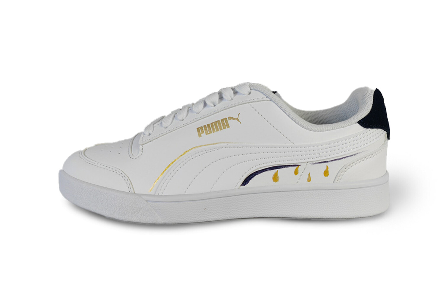 

Кроссовки для скейтбординга Shuffle Unisex Low-Top White Puma