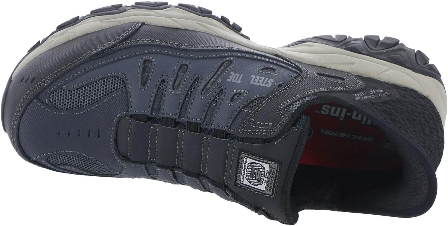 Мужские безшнурковые кроссовки Skechers Cankton-Faison St, темно-синий/серый — фото 3